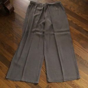 Soft surroundings crepe palazzo style pant - M